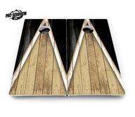 Team Color Triangle Cornhole Boards - Pro Solution Lite Series