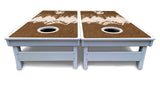 Bigfoot Mountain Scene Cornhole Boards - All Weather Series
