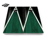 Team Color Triangle Cornhole Boards - Pro Solution Lite Series