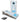 Glow Hole White Cornhole Boards - Pro Solution Lite Series