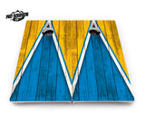 Team Color Triangle Cornhole Boards - Pro Solution Lite Series