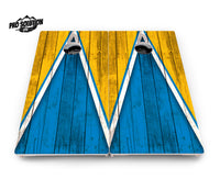 Team Color Triangle Cornhole Boards - Pro Solution Lite Series