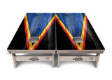 Team Color Triangle Cornhole Boards - Professional Tournament Series