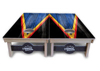 Team Color Triangle Cornhole Boards - Professional Tournament Series
