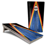 Team Color Triangle Cornhole Boards - Professional Tournament Series