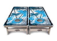 Paint Splatter Cornhole Boards - Professional Tournament Series