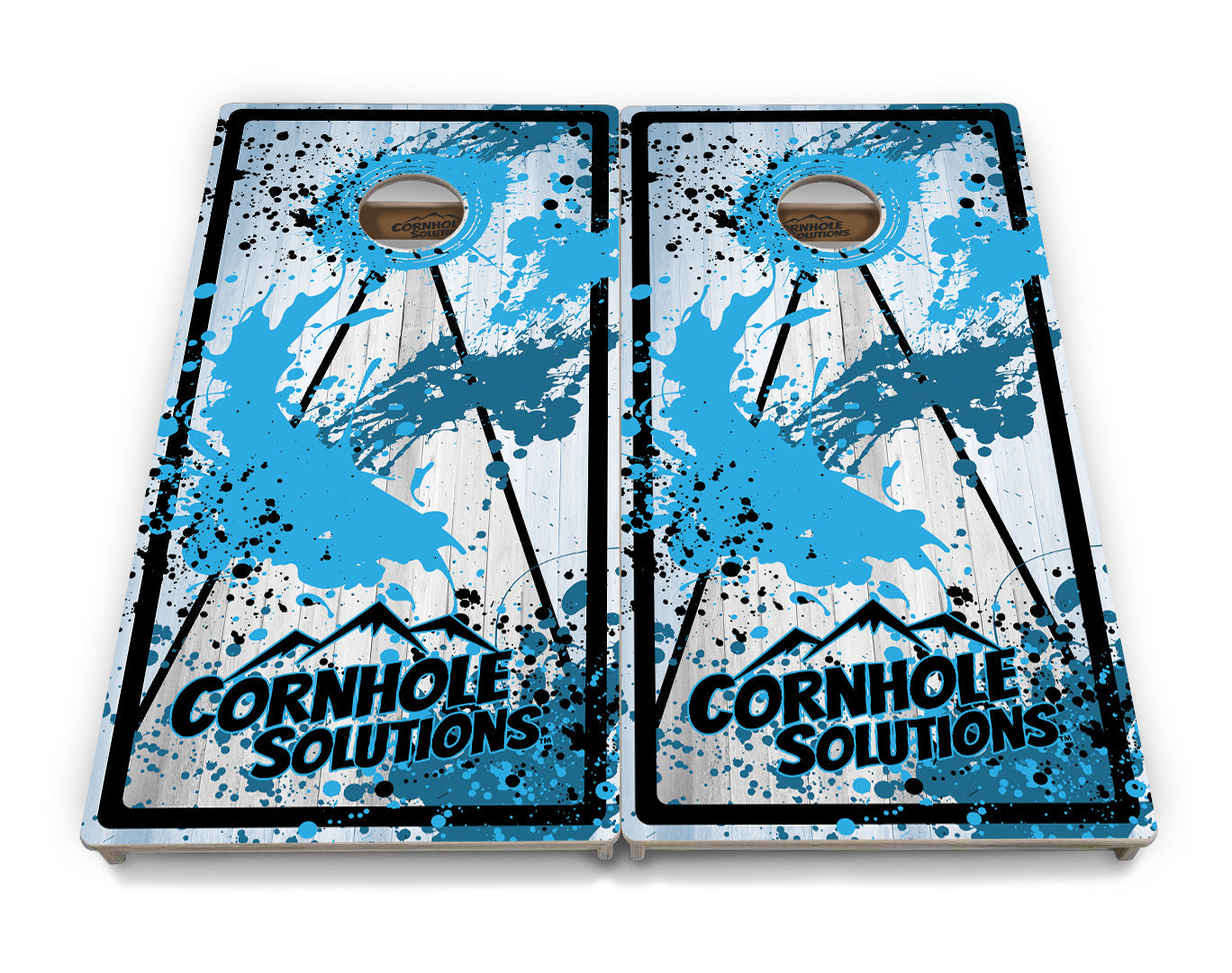 Paint Splatter Cornhole Boards - Professional Tournament Series