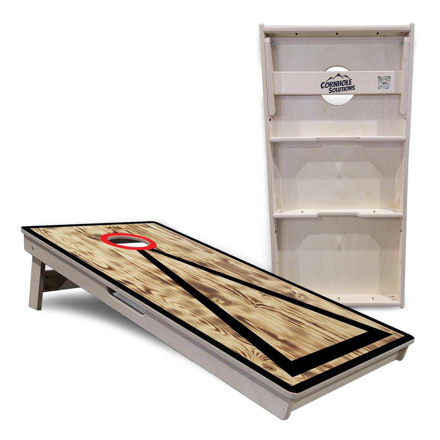 Burnt Triangle Cornhole Boards - Professional Tournament Series