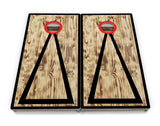 Burnt Triangle Cornhole Boards - Professional Tournament Series