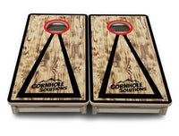 Mini Cornhole Boards - Burnt Triangle
