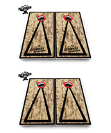 Burnt Triangle Cornhole Boards - Pro Solution Elite Series