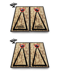 Burnt Triangle Cornhole Boards - Pro Solution Elite Series