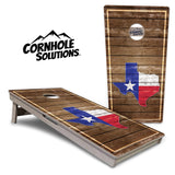 Texas Wood Panel Cornhole Boards - Professional Tournament Series