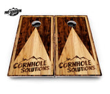 Wooden Triangle Cornhole Boards - Pro Solution Lite Series