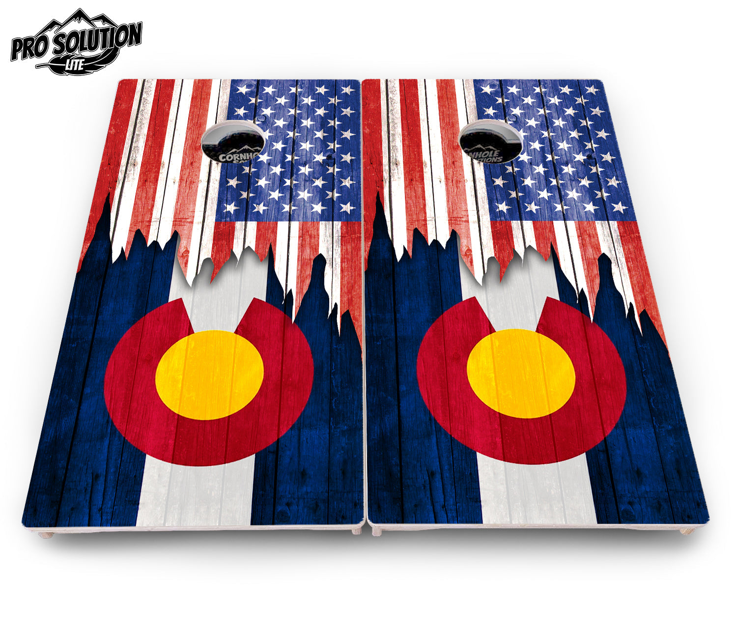 State Flag Designs Alabama to Georgia Cornhole Boards - Pro Solution Lite Series