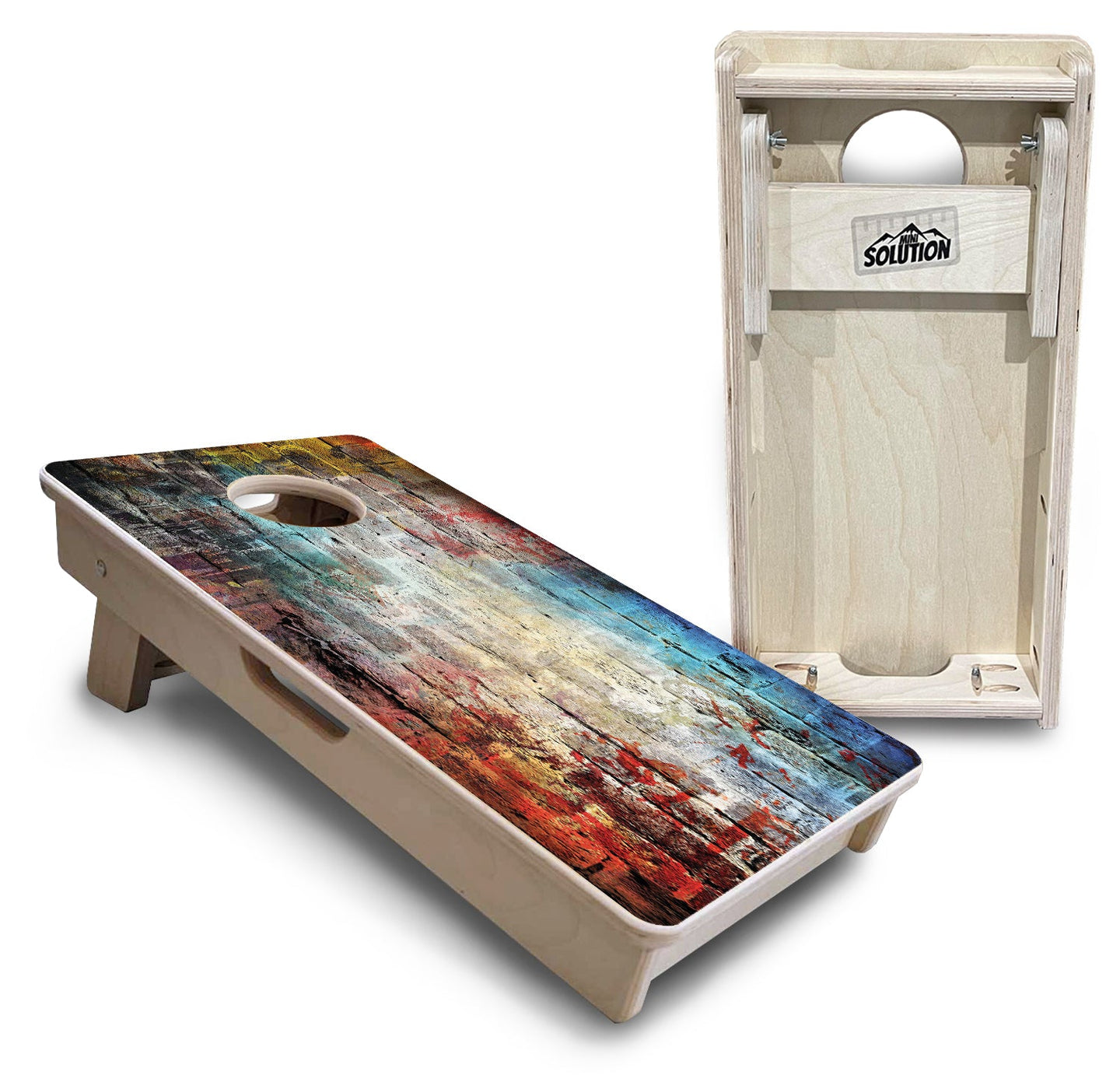 Mini Cornhole Boards - Colorful Brick