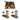 Colorful Deer & Fish Cornhole Boards - Pro Solution Elite Series