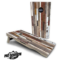 Colorful Planks Cornhole Boards - Pro Solution Lite Series