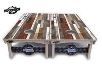 Colorful Planks Cornhole Boards - Pro Solution Lite Series