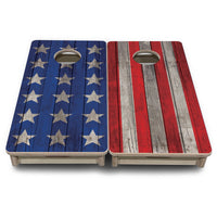 Mini Cornhole Boards - Large Stars & Stripes