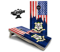 State Flag Designs Alabama to Georgia Cornhole Boards - Pro Solution Elite Series