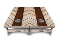 Cream Planks Cornhole Boards - Professional Tournament Series