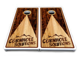 Wooden Triangle Cornhole Boards - All Weather Series