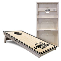 Pinstripe CS Logo Cornhole Boards - Professional Tournament Series