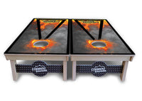 Fire Triangle CS Logo Cornhole Boards - Professional Tournament Series