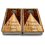 Mini Cornhole Boards - Custom Wooden Triangle