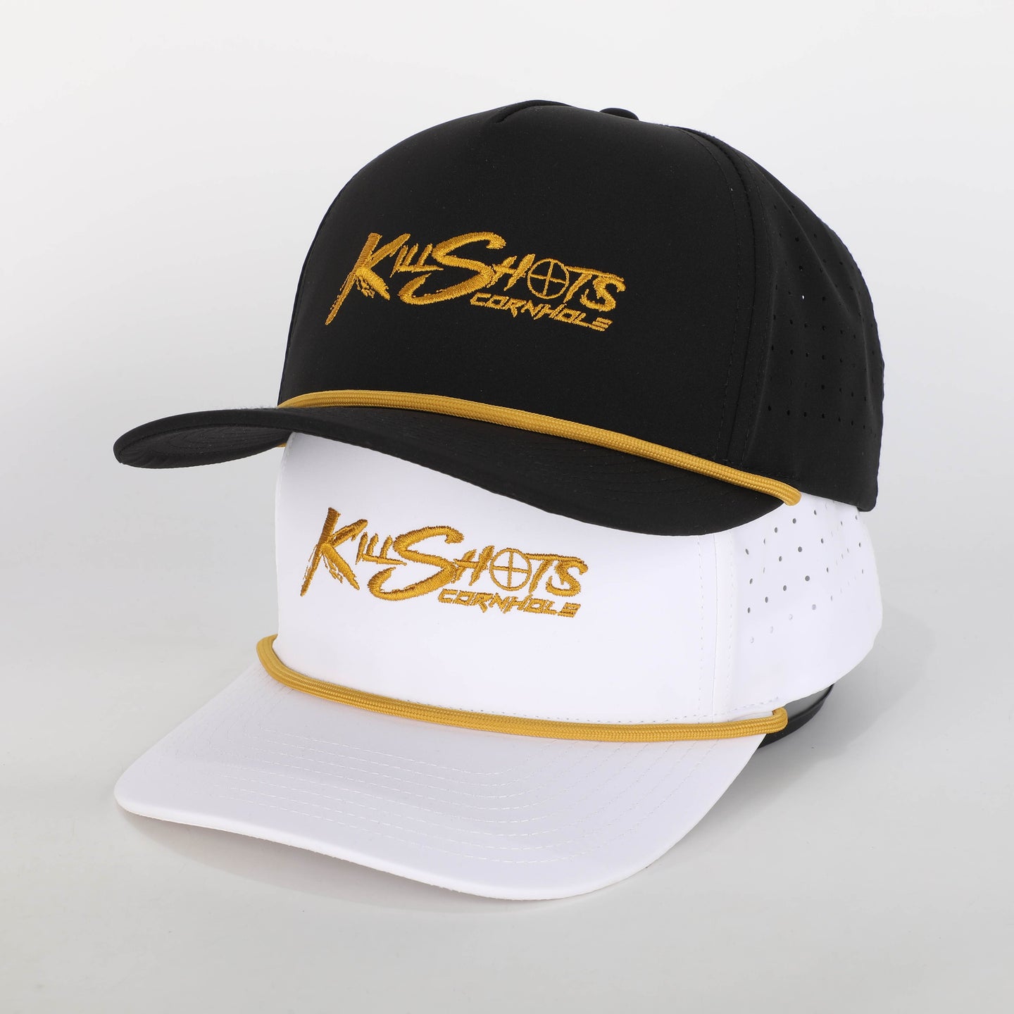 Killshots Cornhole 5 Panel Snap-Back Rope Hat - "Champions" Edition