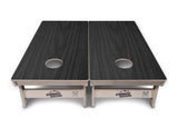 Dark Grey Wood Cornhole Boards - Professional Tournament Series