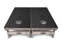 Dark Grey Wood Cornhole Boards - Professional Tournament Series