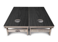 Dark Grey Wood Cornhole Boards - Professional Tournament Series