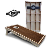 Dark Wood Cornhole Boards - Pro Solution Lite Series
