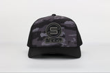 Killshots Cornhole 5 Panel Round-Bill Snap-Back "Assault" Hat - Camo