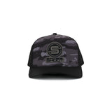 Killshots Cornhole 5 Panel Round-Bill Snap-Back "Assault" Hat - Camo