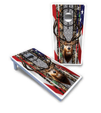 Scope Deer & Fish Cornhole Boards - All Weather Series