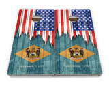 State Flags Alabama to Georgia Cornhole Boards - Professional Tournament Series