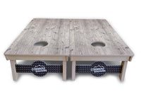 Driftwood Grey-Stained Cornhole Boards - Professional Tournament Series