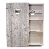 Driftwood Grey-Stained Cornhole Boards - Professional Tournament Series