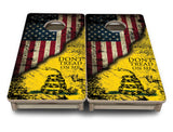 Mini Cornhole Boards - DTOM & We The People