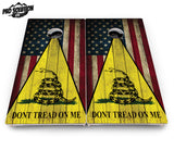 DTOM Rustic Triangle Cornhole Boards - Pro Solution Lite Series