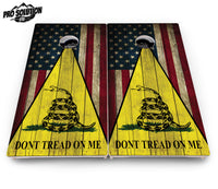 DTOM Rustic Triangle Cornhole Boards - Pro Solution Lite Series