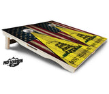 DTOM Rustic Triangle Cornhole Boards - Pro Solution Lite Series