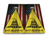 DTOM Rustic Triangle Cornhole Boards - Professional Tournament Series
