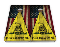 DTOM Rustic Triangle Cornhole Boards - Professional Tournament Series