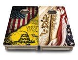 Mini Cornhole Boards - DTOM & We The People