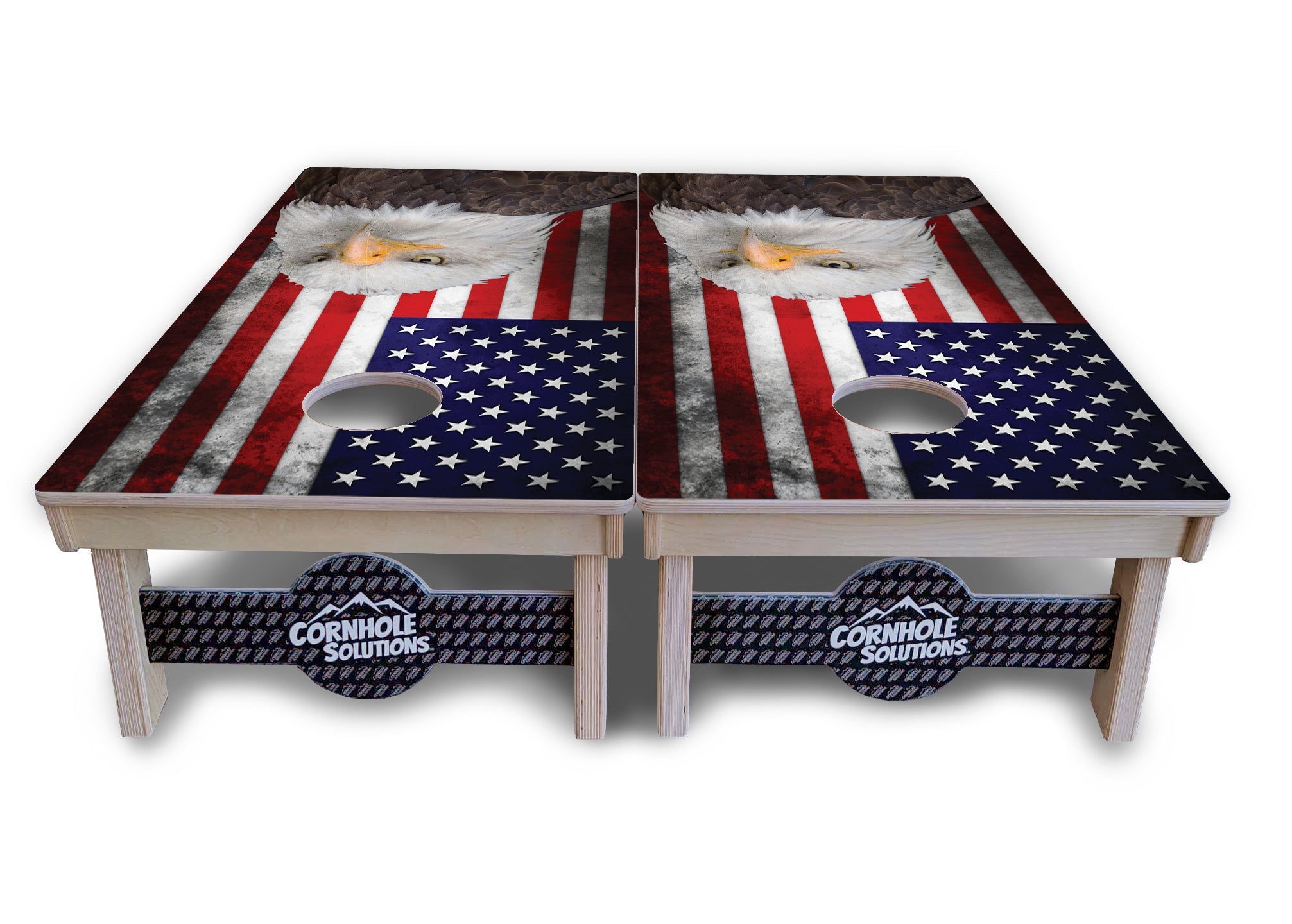 Eagle USA Flag Cornhole Boards - Professional Tournament Series