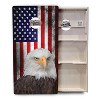 Eagle USA Flag Cornhole Boards - Professional Tournament Series